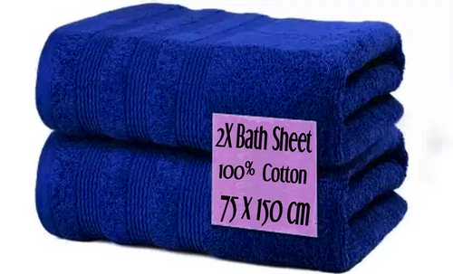 Soft and Absorbent 500 GSM Luxury Cotton Bath Towels
